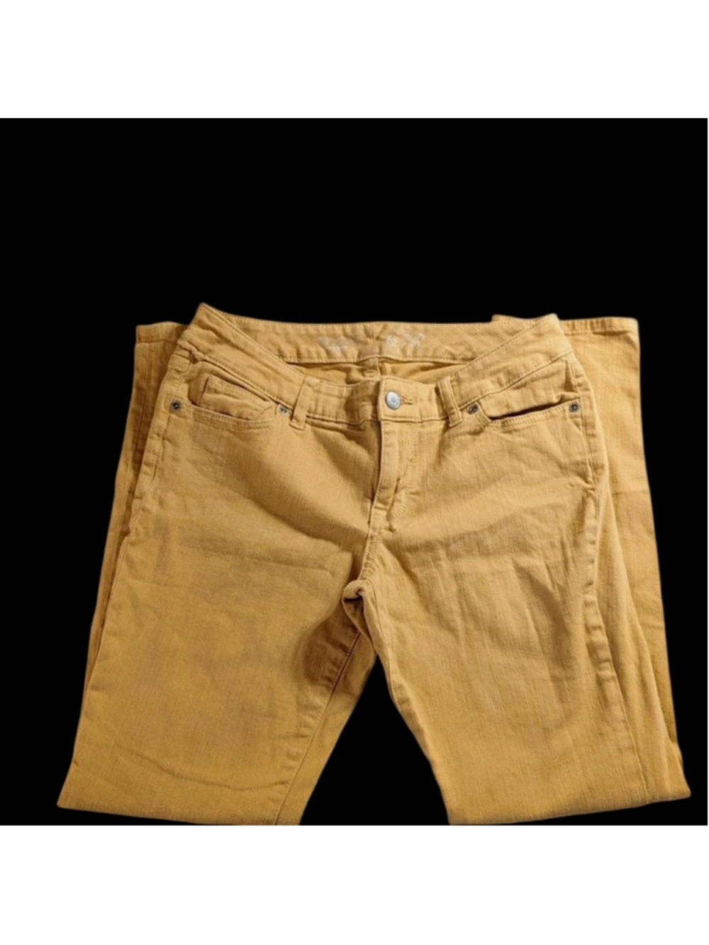 The Limited Denim "678" Skinny Jeans in Mustard Tan (Size 6)